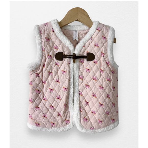 NWT Matilda Jane Quilted Reversible Corduroy Vest, Size 4 - Picture 1 of 9